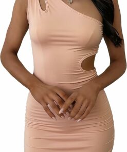 Cut Out Slim Fit Party Dress ZO23