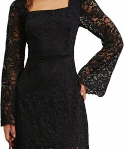 Black Lace Cocktail Dress ZO79