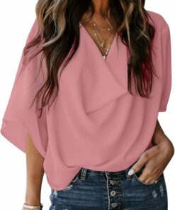 Dressy Work Pink Shirt ZO99