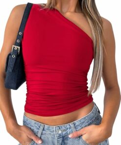 Red Y2k Cute Top ZO53