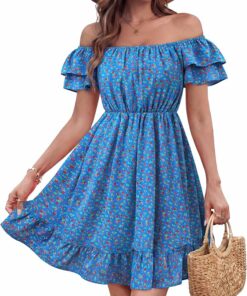 Summer Flowy Boho Dress ZO74