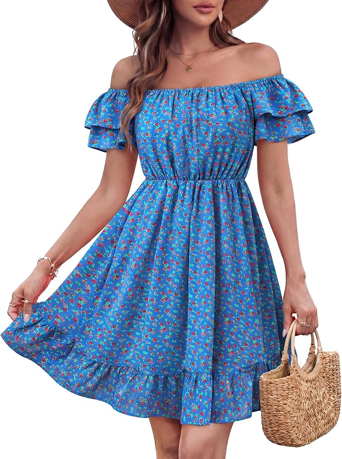 Summer Flowy Boho Dress ZO74